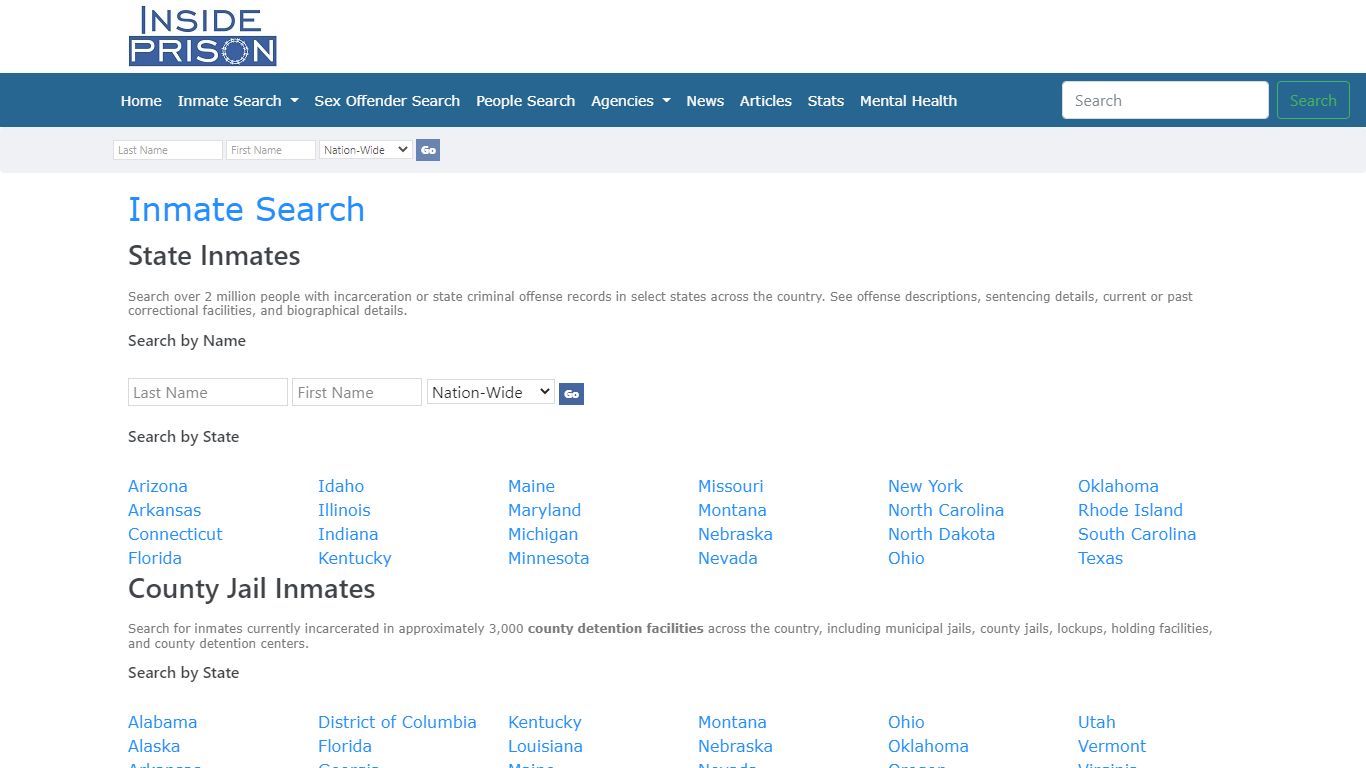 Inmates & Offenders in Mndoc Detroit Lakes District, - Inside Prison